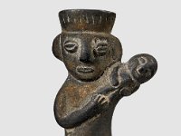 Ame Met 7  Ame Met 7, Peru, südlicher zentraler Andenraum, Cuzco (?), Inka, Später Horizont, Inka, ca. 1440-1532 n. Chr., Figürchen, Metall, wohl Silber oder Blei, vermutlich Legierung, H 6,1 cm : Museumsfoto: Claus Cordes, Bestandskatalog Ethnologie